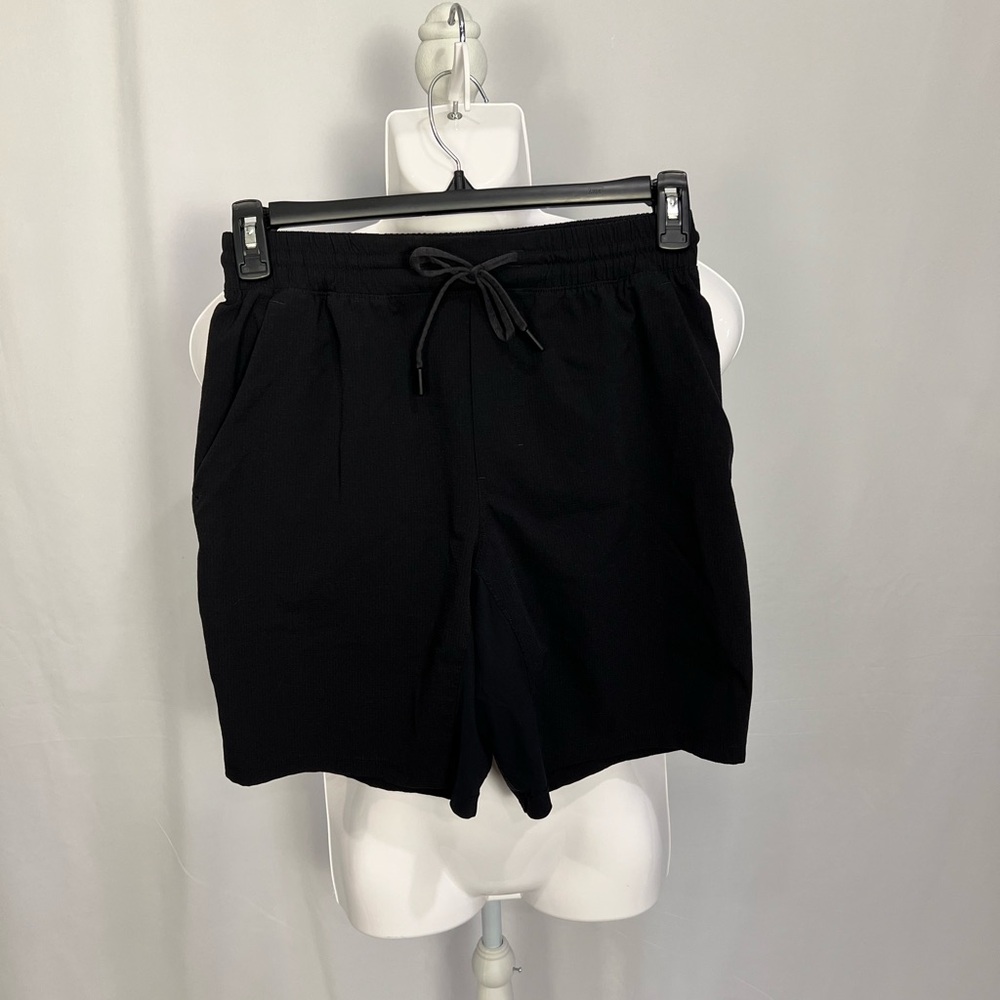 Lululemon athletica Black Athletic Drawcord Shorts